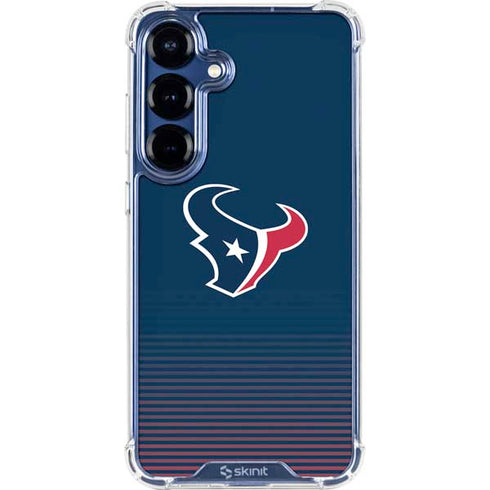 NFL Houston Texans Breakaway Galaxy S25 Plus Clear Case