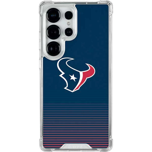 NFL Houston Texans Breakaway Galaxy S25 Ultra Clear Case