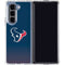 NFL Houston Texans Breakaway Galaxy Z Fold5 5G Clear Case