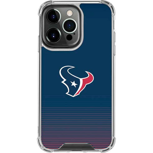 NFL Houston Texans Breakaway iPhone 16 Pro Clear Case