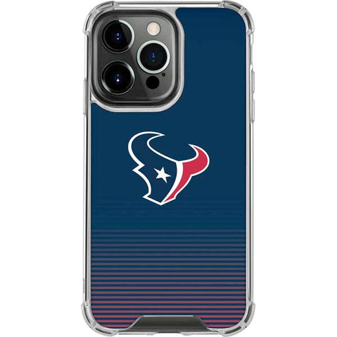 NFL Houston Texans Breakaway iPhone 16 Pro Max Clear Case