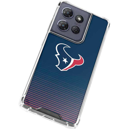 NFL Houston Texans Breakaway Moto G Play 5G (2025) Clear Case