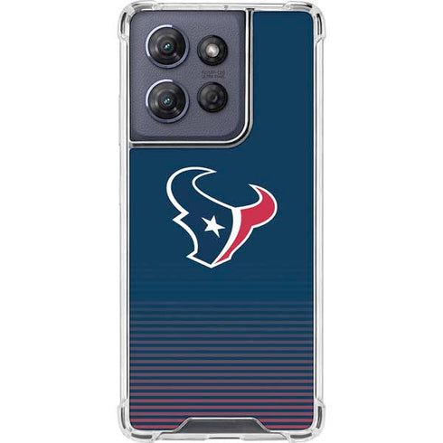 NFL Houston Texans Breakaway Moto G Power 5G (2025) Clear Case