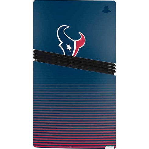 NFL Houston Texans Breakaway PS5 Pro Console Skin