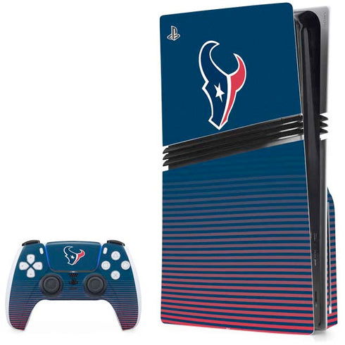 NFL Houston Texans Breakaway PS5 Pro Disk Bundle Skin