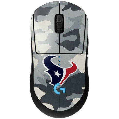 NFL Houston Texans Camo G Pro Wireless Gaming Mouse Skin