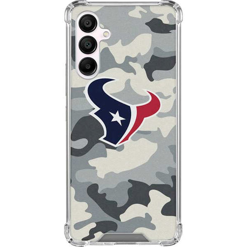 NFL Houston Texans Camo Galaxy A16 5G Clear Case