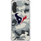 NFL Houston Texans Camo Galaxy A17 Clear Case