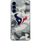 NFL Houston Texans Camo Galaxy A35 5G Clear Case