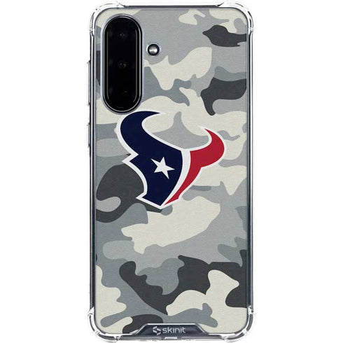 NFL Houston Texans Camo Galaxy A36 5G Clear Case