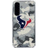 NFL Houston Texans Camo Galaxy A36 5G Clear Case