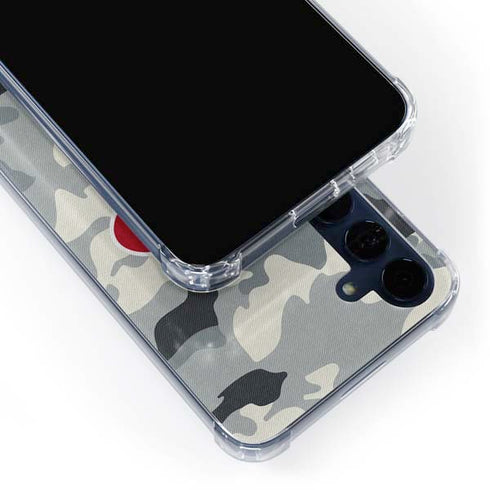 NFL Houston Texans Camo Galaxy A55 5G Clear Case