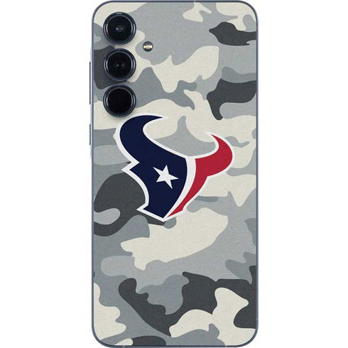 NFL Houston Texans Camo Galaxy A55 5G Skin