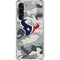 NFL Houston Texans Camo Galaxy S24 FE Clear Case