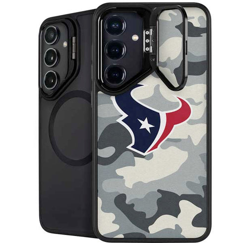 NFL Houston Texans Camo Galaxy S24 Plus Kickstand Case