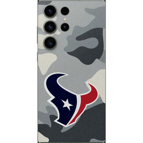 NFL Houston Texans Camo Galaxy S24 Ultra Skin