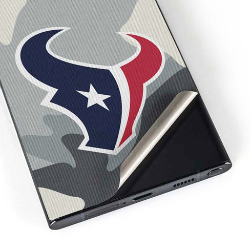 NFL Houston Texans Camo Galaxy S25 Ultra Skin