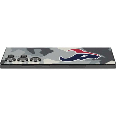 NFL Houston Texans Camo Galaxy S25 Ultra Skin