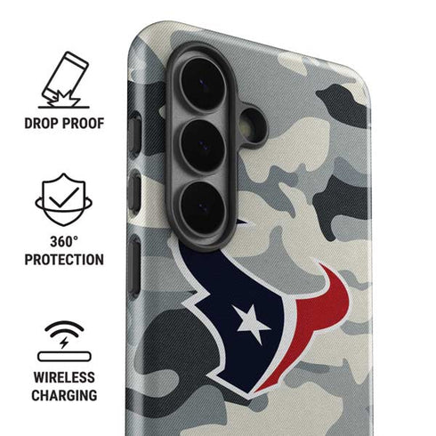 NFL Houston Texans Camo Galaxy S26 Impact Case