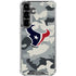 NFL Houston Texans Camo Galaxy S26 Plus Clear Case