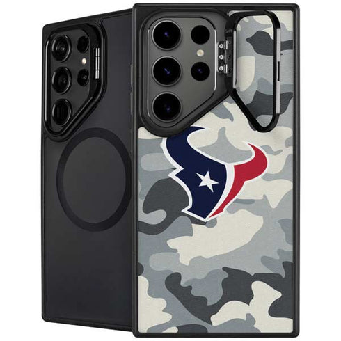 NFL Houston Texans Camo Galaxy S26 Ultra Kickstand Case