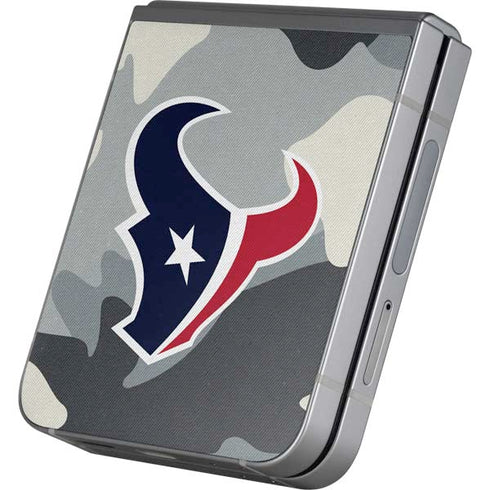 NFL Houston Texans Camo Galaxy Z Flip6 Skin