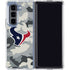 NFL Houston Texans Camo Galaxy Z Fold5 5G Clear Case