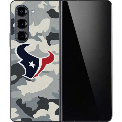 NFL Houston Texans Camo Galaxy Z Fold5 5G Skin