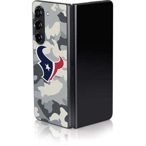 NFL Houston Texans Camo Galaxy Z Fold5 5G Skin