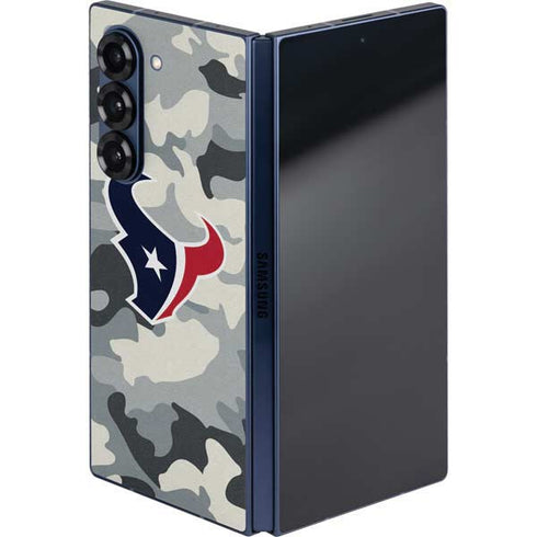 NFL Houston Texans Camo Galaxy Z Fold6 Skin