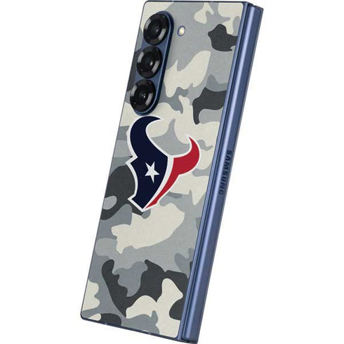 NFL Houston Texans Camo Galaxy Z Fold6 Skin