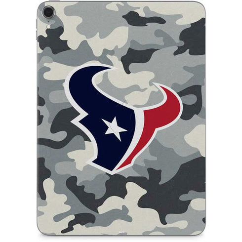 NFL Houston Texans Camo Apple iPad Pro Skin