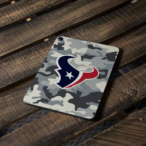 NFL Houston Texans Camo Apple iPad Pro Skin