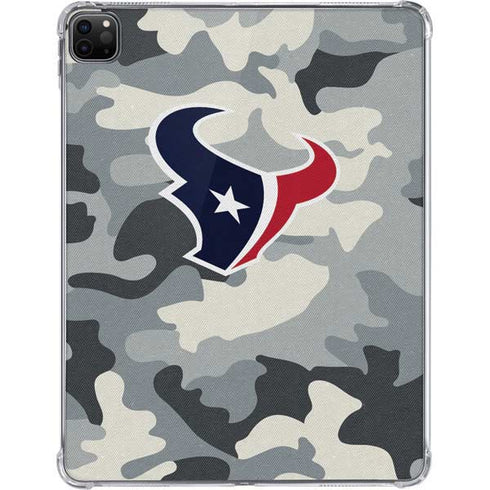 NFL Houston Texans Camo iPad Pro 11in (2024) Clear Case