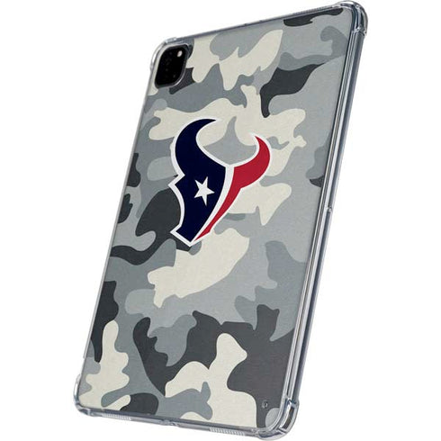 NFL Houston Texans Camo iPad Pro 11in (2024) Clear Case