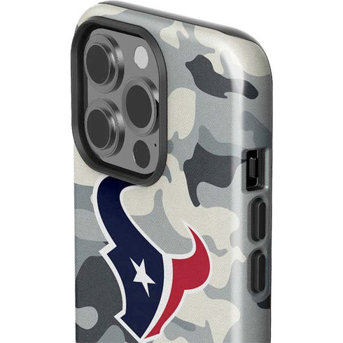 NFL Houston Texans Camo iPhone 15 Pro Impact Case