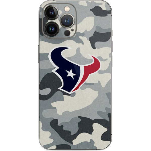 NFL Houston Texans Camo iPhone 15 Pro Max Skin