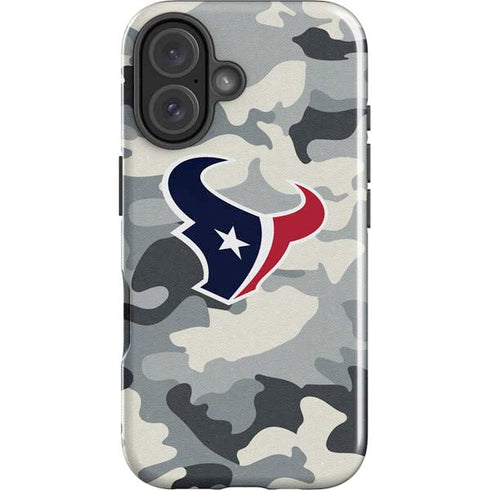 NFL Houston Texans Camo iPhone 16 Impact Case