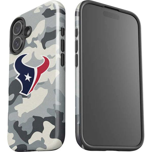NFL Houston Texans Camo iPhone 16 Impact Case