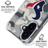 NFL Houston Texans Camo iPhone 16 Plus Clear Case