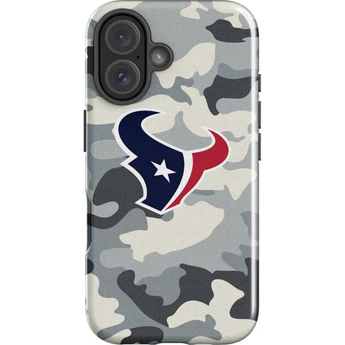 NFL Houston Texans Camo iPhone 16 Plus Impact Case