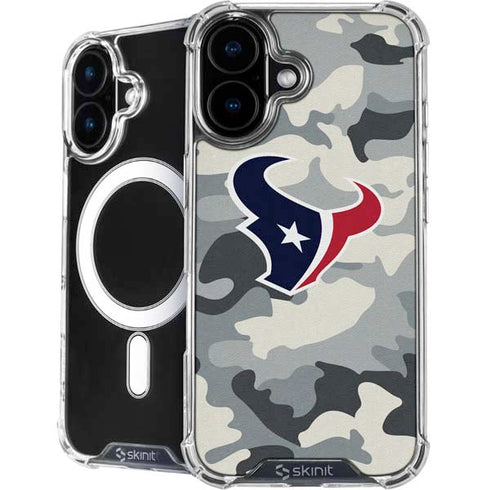 NFL Houston Texans Camo iPhone 16 Plus MagSafe Case