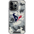 NFL Houston Texans Camo iPhone 16 Pro Clear Case