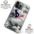NFL Houston Texans Camo iPhone 16 Pro Clear Case