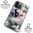 NFL Houston Texans Camo iPhone 16 Pro Max Clear Case
