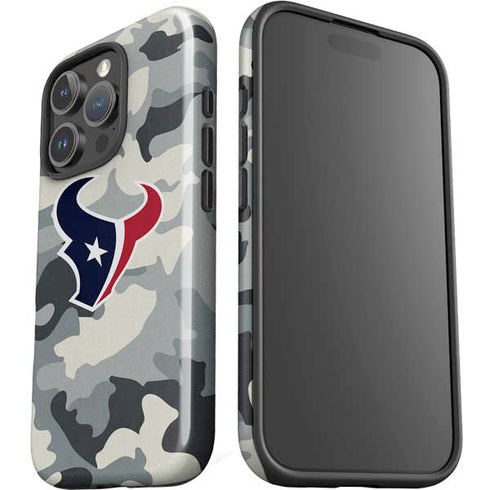 NFL Houston Texans Camo iPhone 16 Pro Max Impact Case
