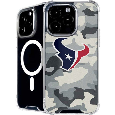 NFL Houston Texans Camo iPhone 16 Pro Max MagSafe Case
