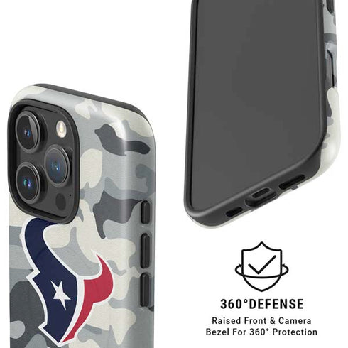 NFL Houston Texans Camo iPhone 16 Pro Max Magsafe Impact Case