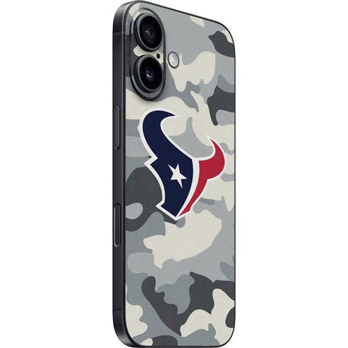 NFL Houston Texans Camo iPhone 16 Skin