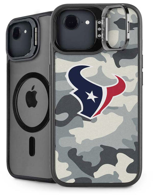 NFL Houston Texans Camo iPhone 16e Kickstand Case